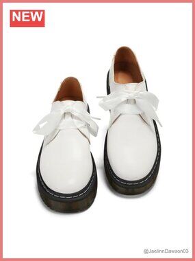 Lace-up Platform Chunky Loafers Lug Sole Oxford Shoes for Women Comfortable